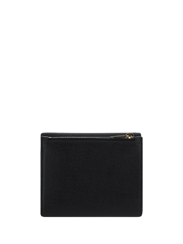 Wallet Calfskin Black Calf Leather & Purses