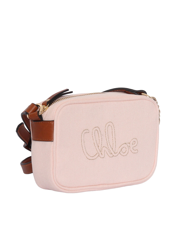 SHOULDER BAG Pink Cotton Fabric 2