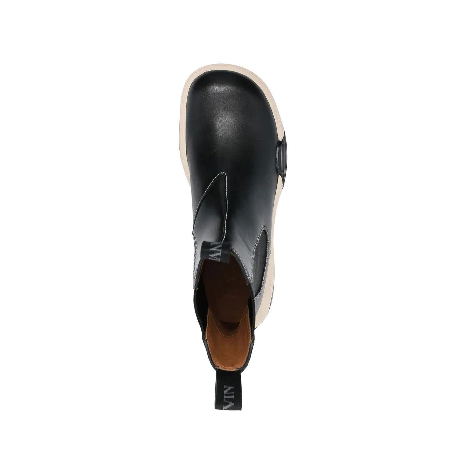 Lanvin Leather Boots Black Calf