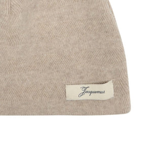 Jacquemus ACU00809AK00286-130 wool beanie in beige