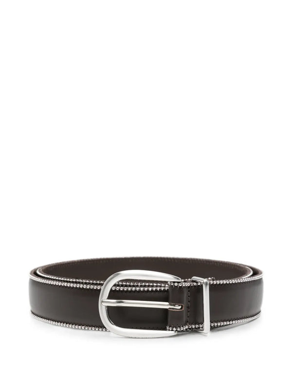 Peserico Calf Leather 100% belt in black