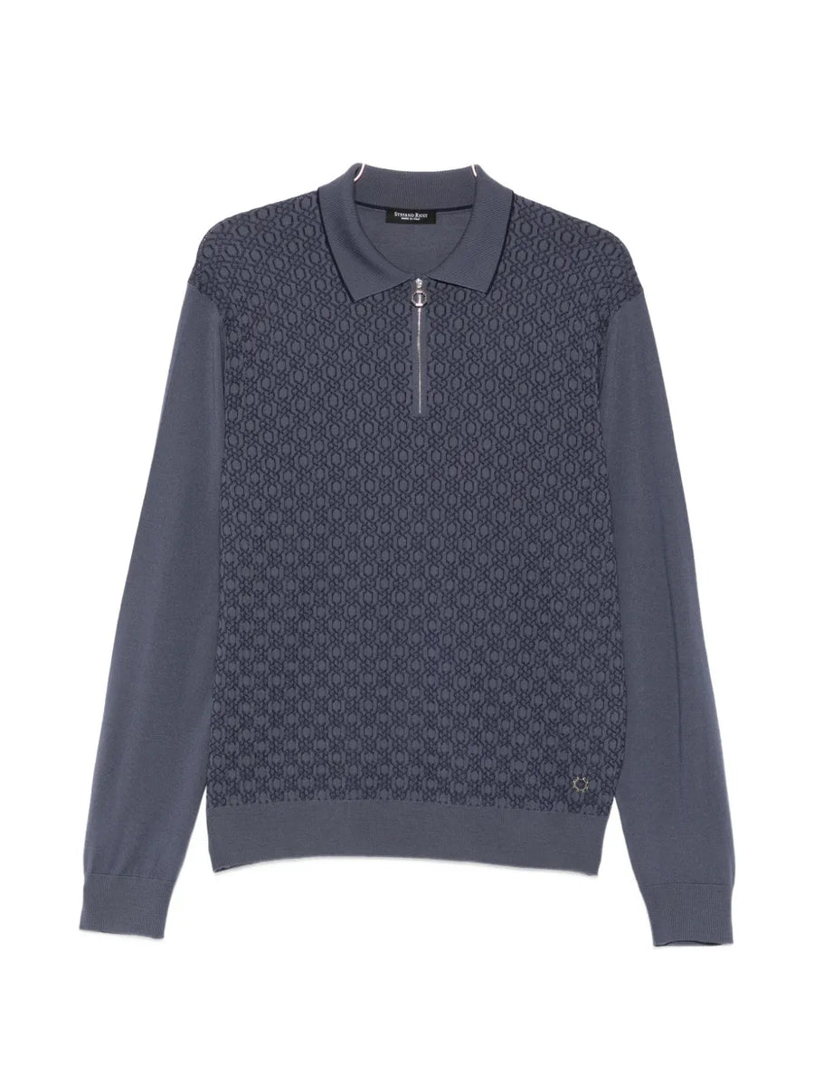Stefano Ricci polo shirt in blue