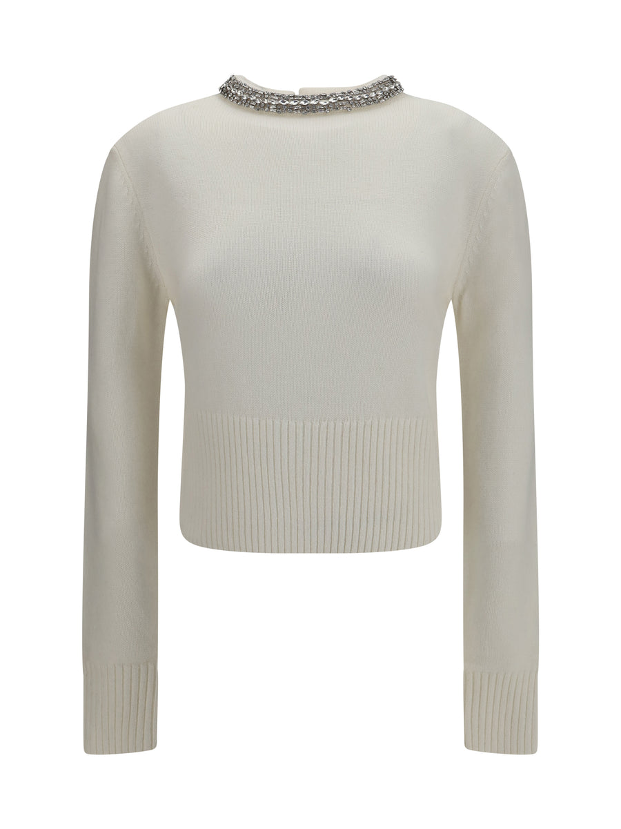Wool Sweater Berlino Winter White (ovis Aries)