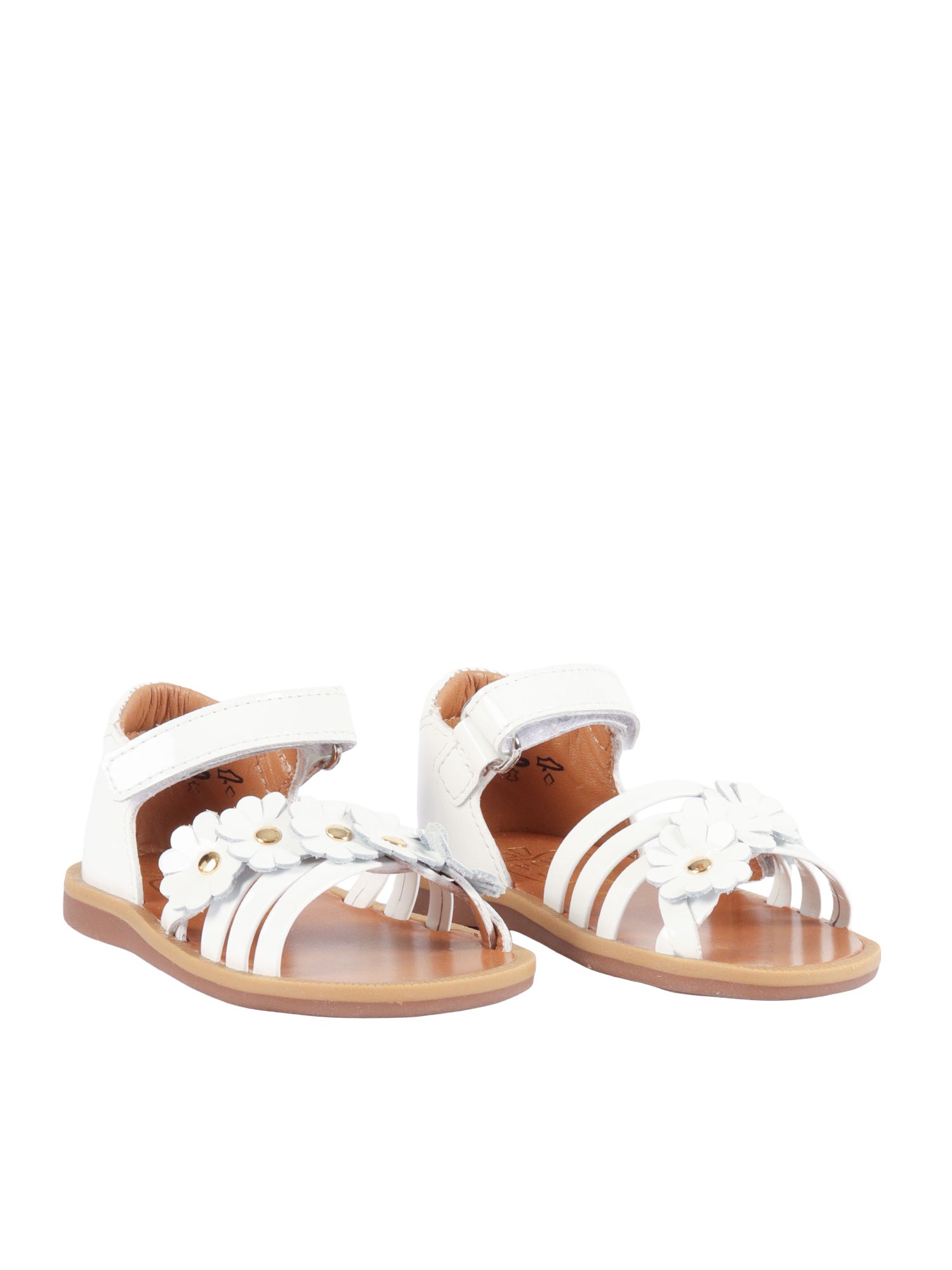 Poppy Multi Flo Shoes White Sandal