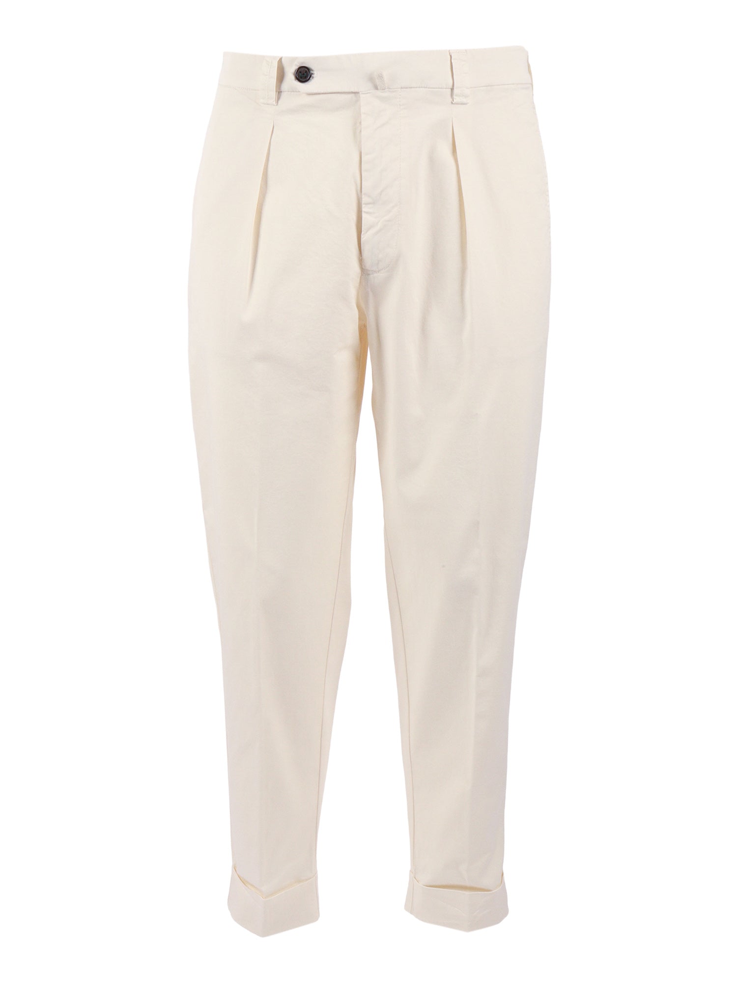 chiaia-GD pants Panna Cotton Elastane