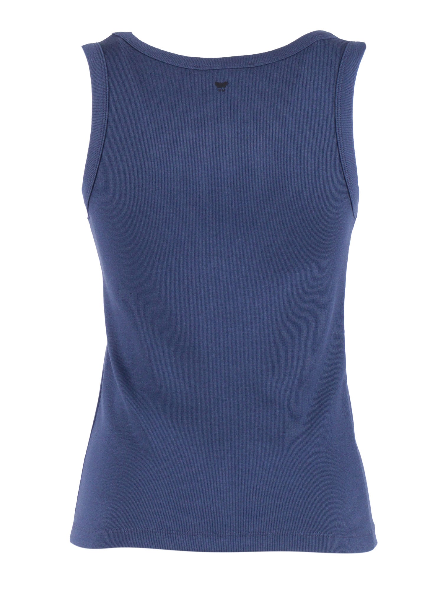 TOP Blue Cotton Elastane