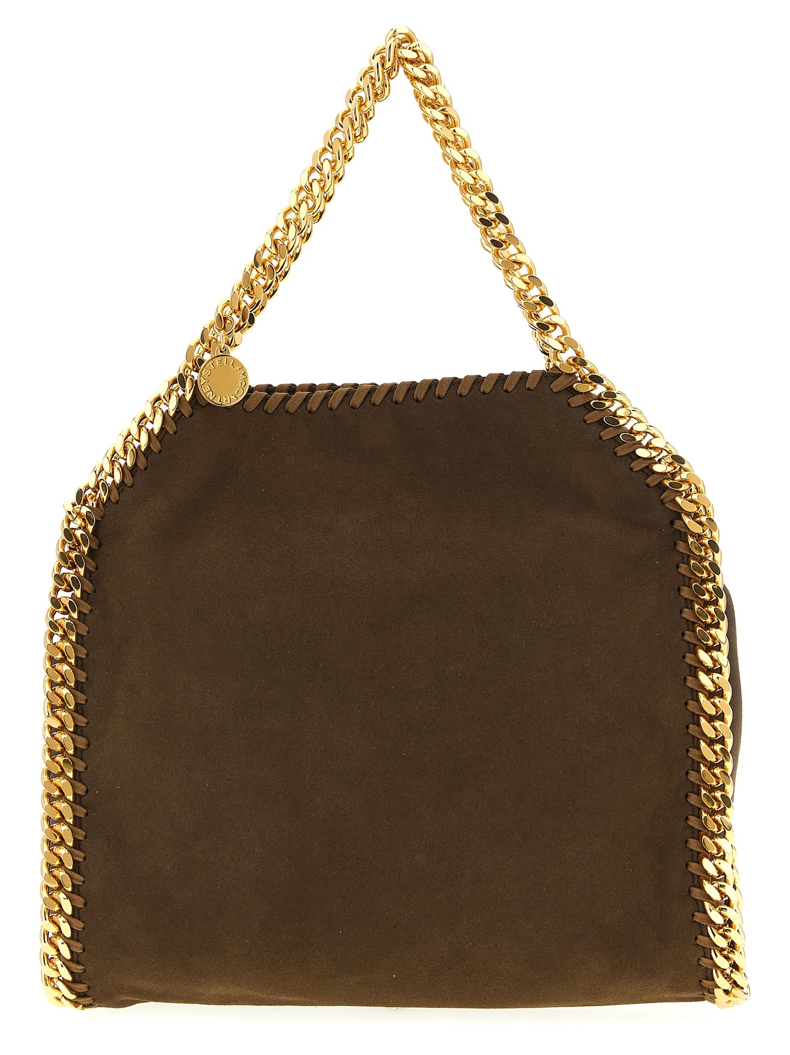 Falabella mini crossbody bag Brown Polyester