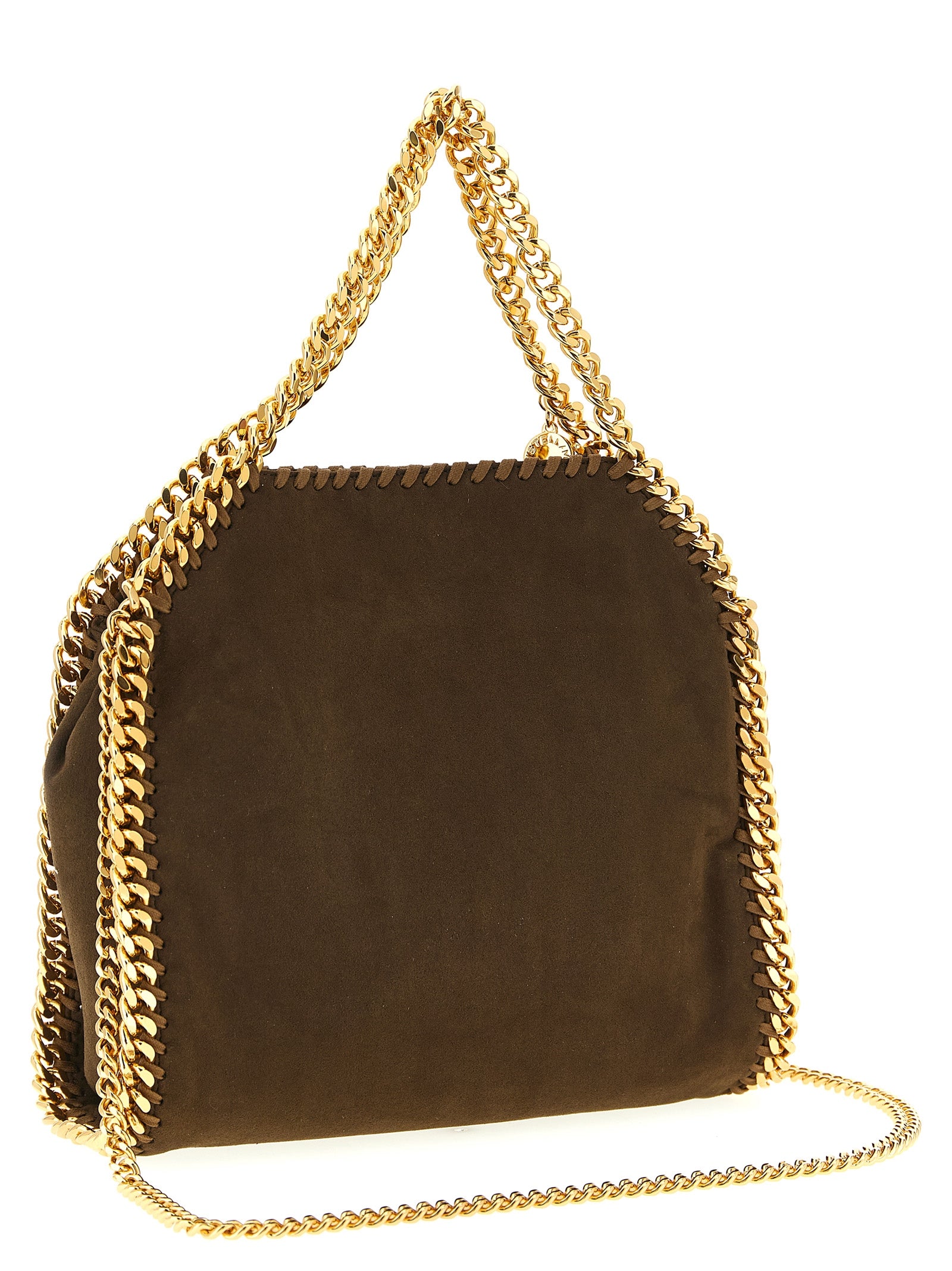 Falabella mini crossbody bag Brown Polyester