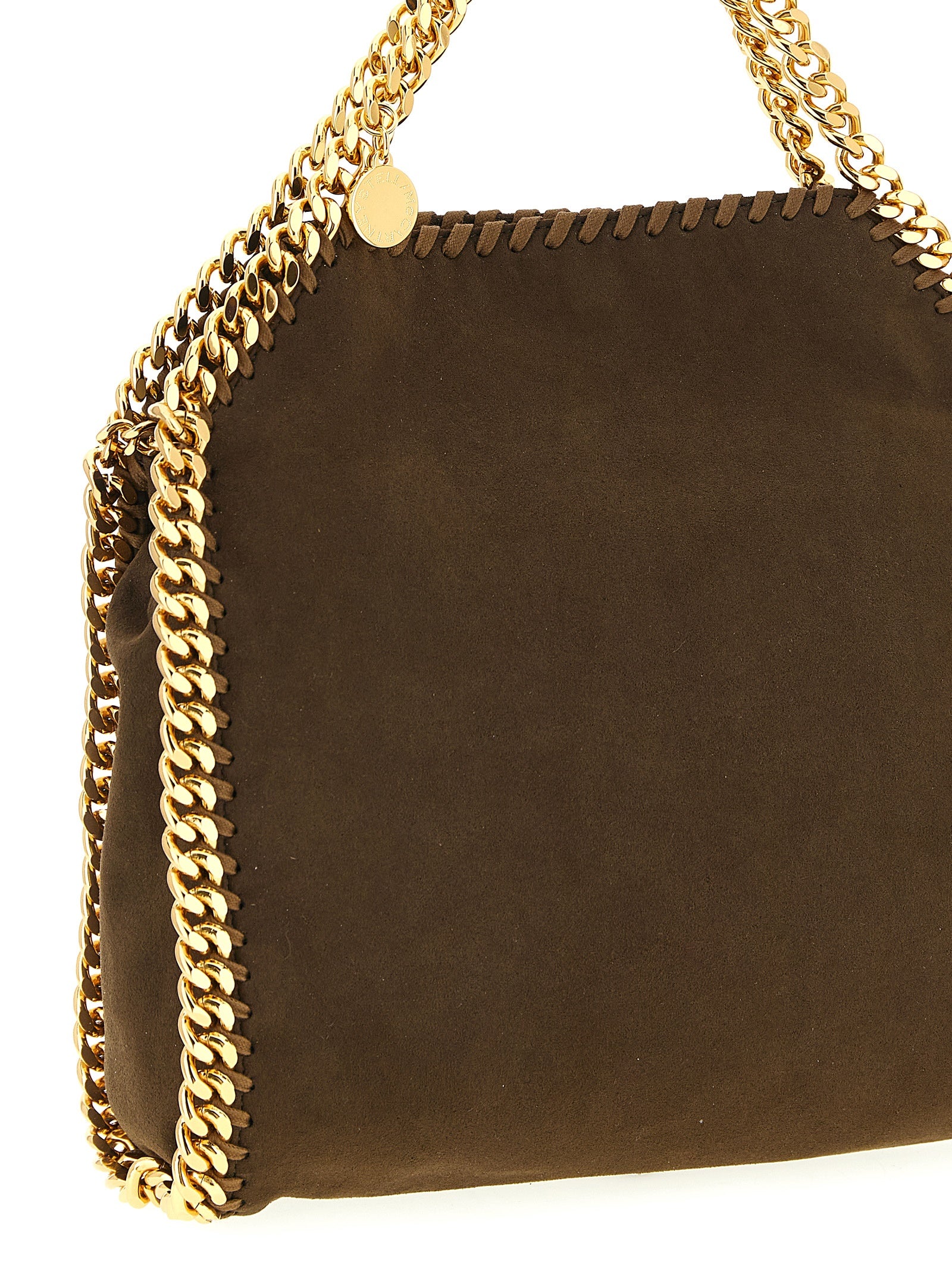 Falabella mini crossbody bag Brown Polyester