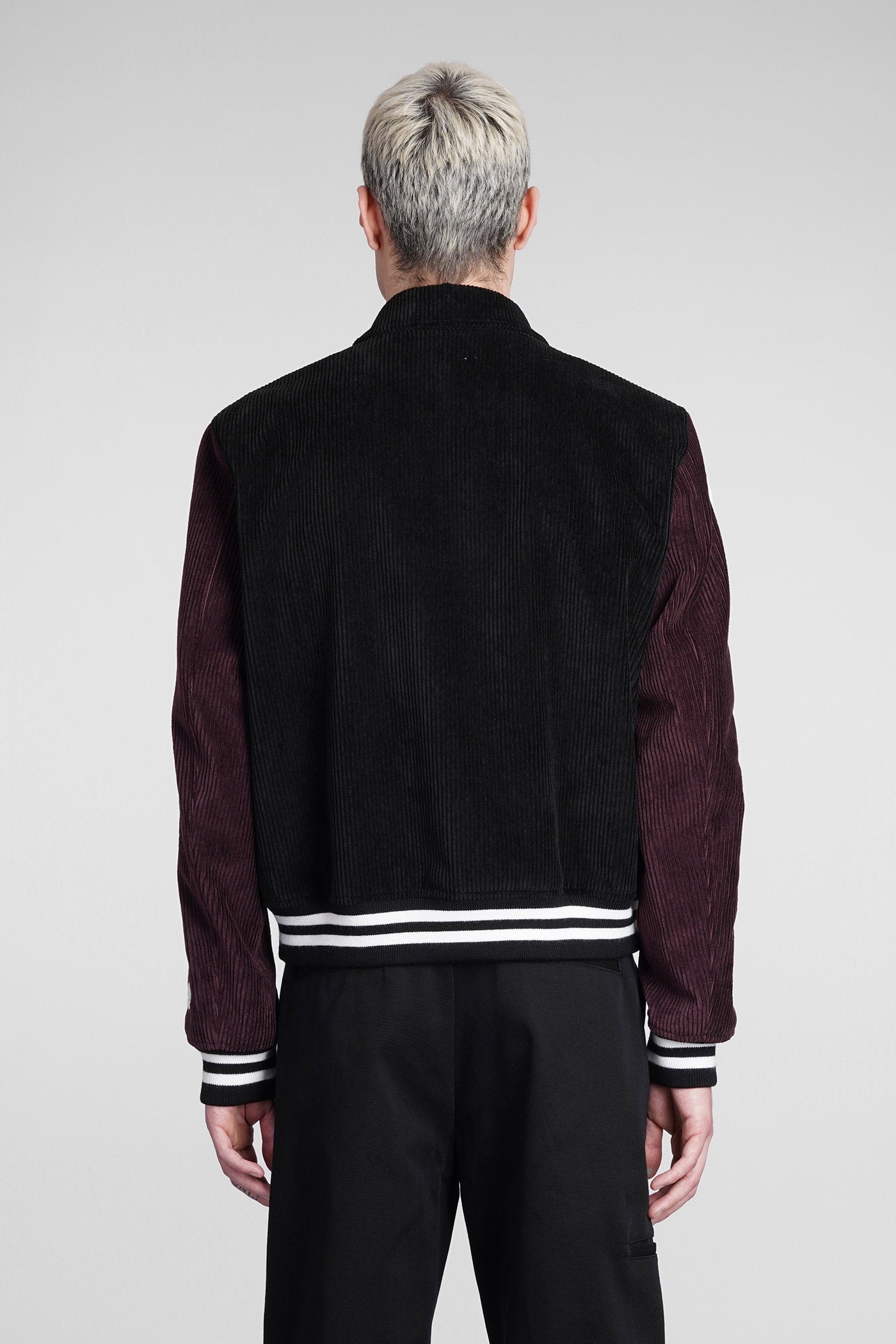 Bomber Jacket in black polyester Abbigliamento