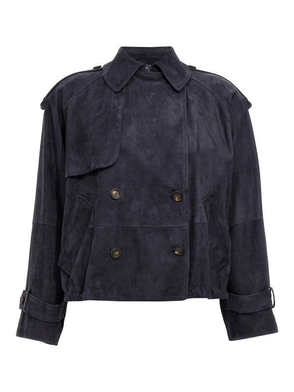 Brunello Cucinelli Womens Jacket M0pcl2783p_c8901 Nwt Navy Clothing