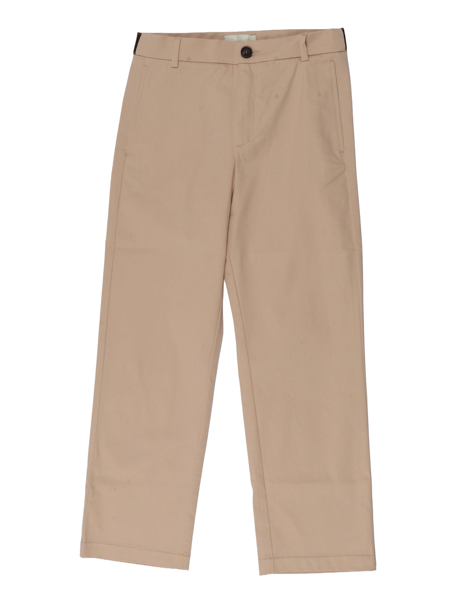 EAVY GABARDINE PANTS Beige