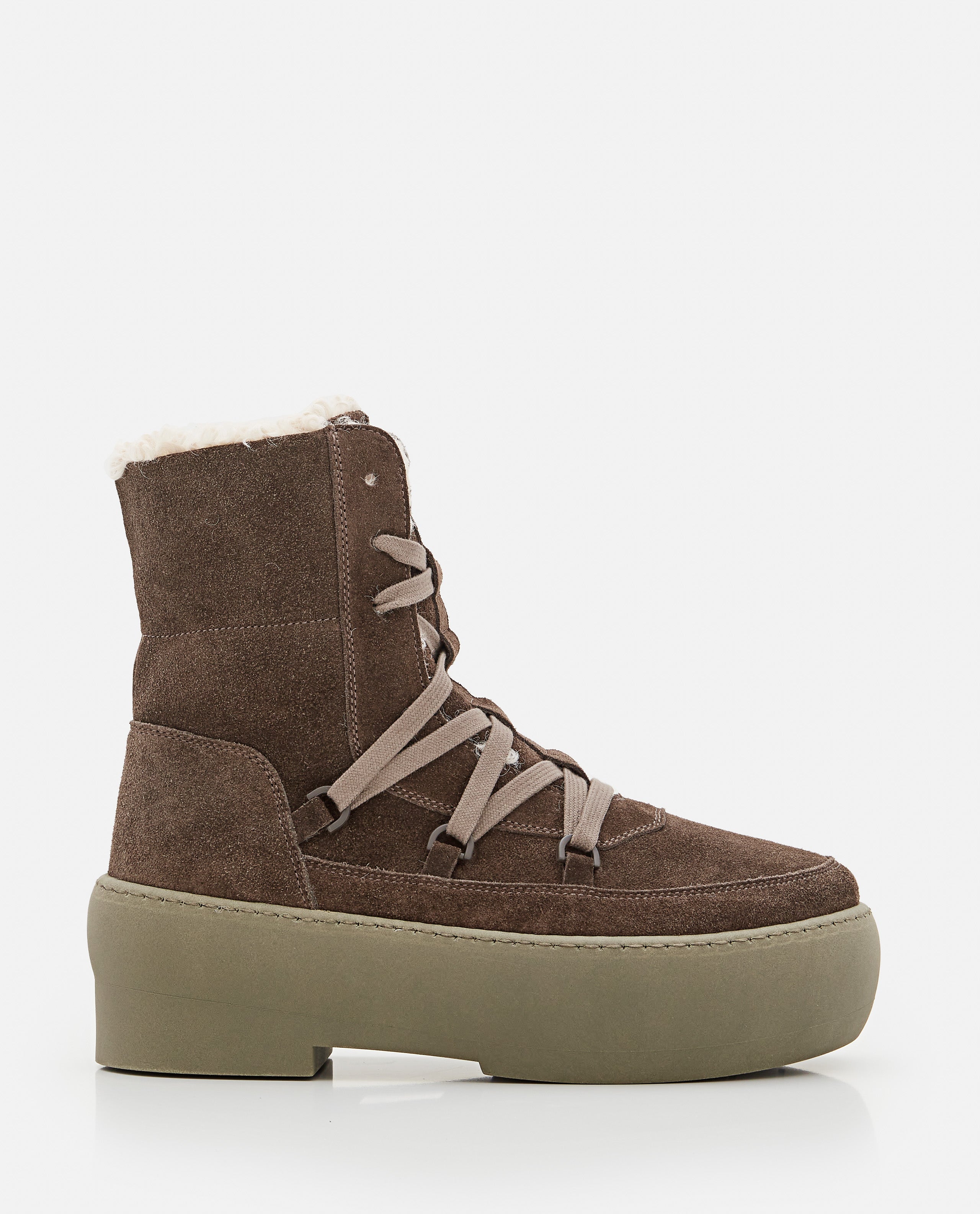 GIA BORGHINI Boots Green Suede