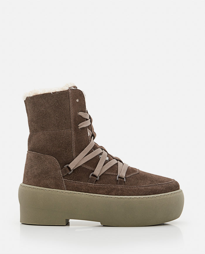 GIA BORGHINI Boots Green Suede