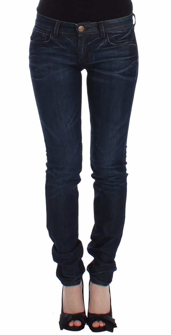 Ermanno Scervino 70% cotton jeans in navy