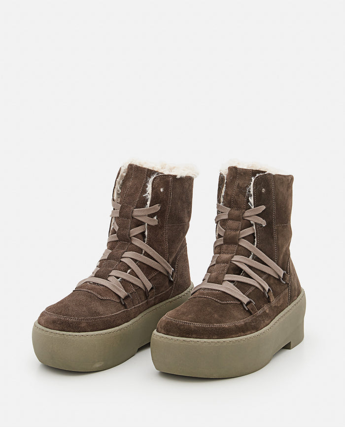 GIA BORGHINI Boots Green Suede