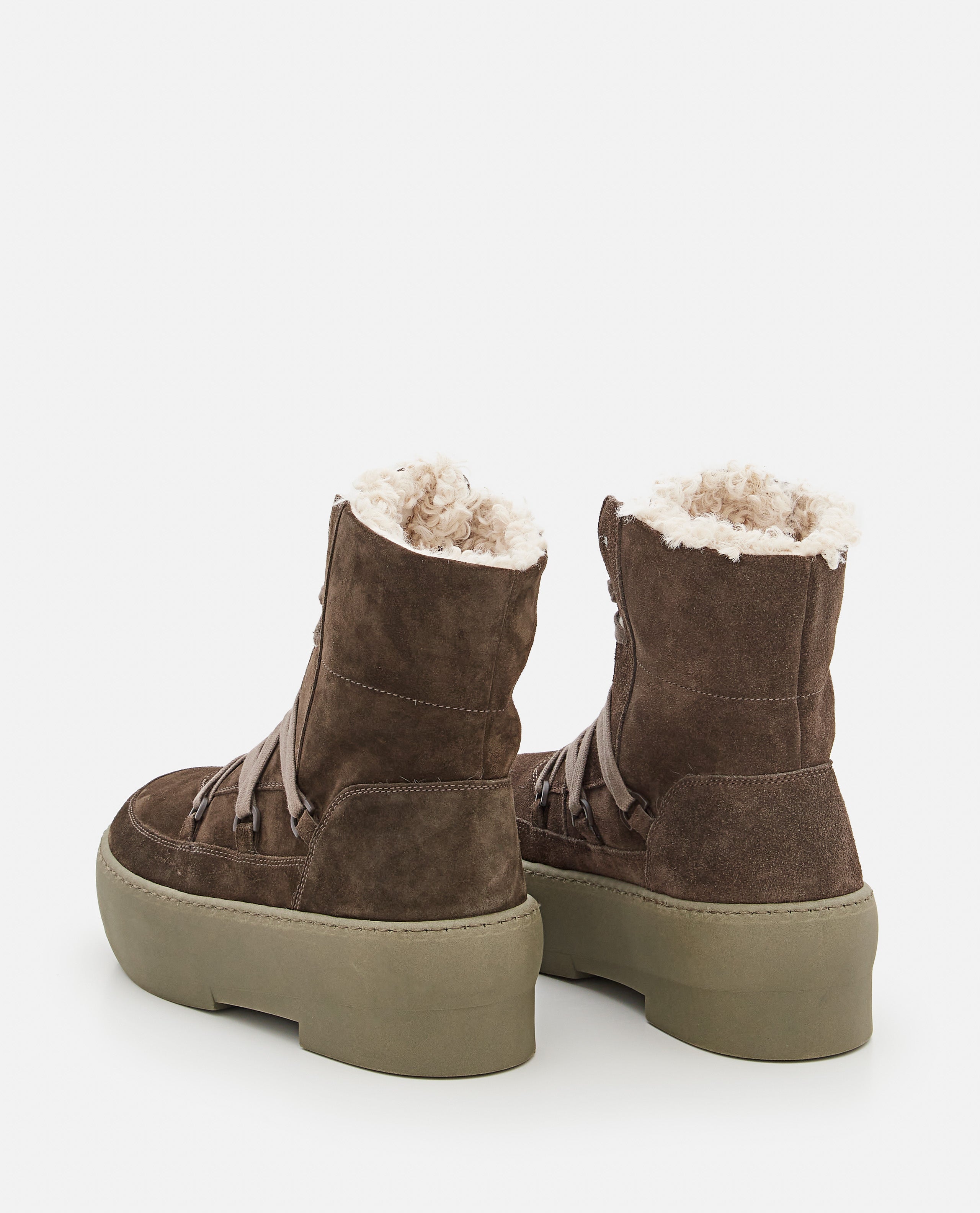 GIA BORGHINI Boots Green Suede