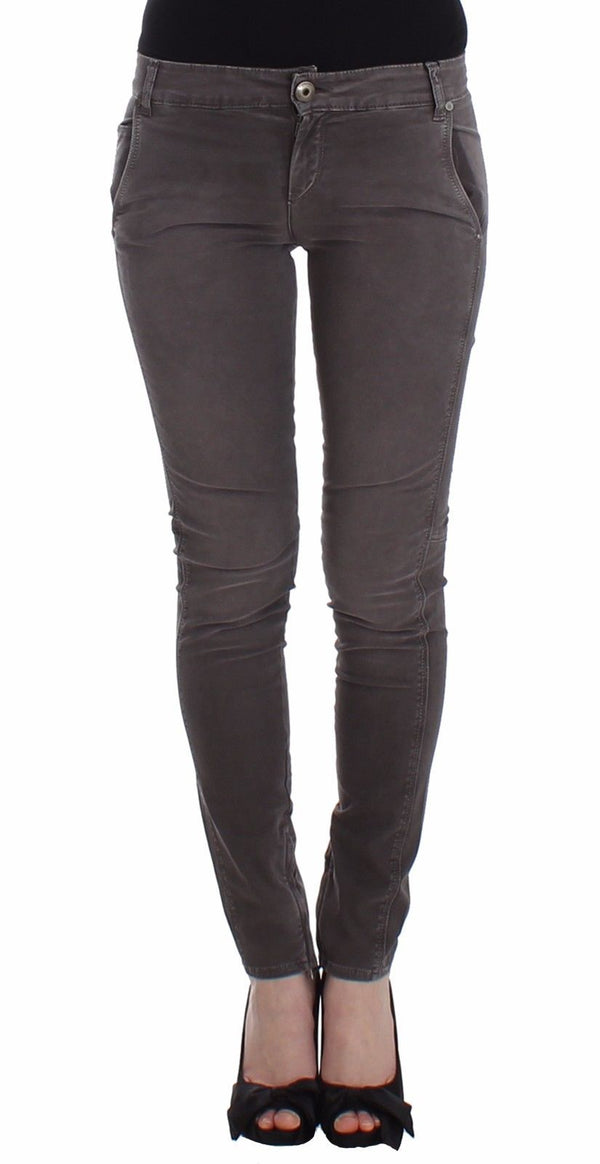 Ermanno Scervino 97% cotton jeans in gray