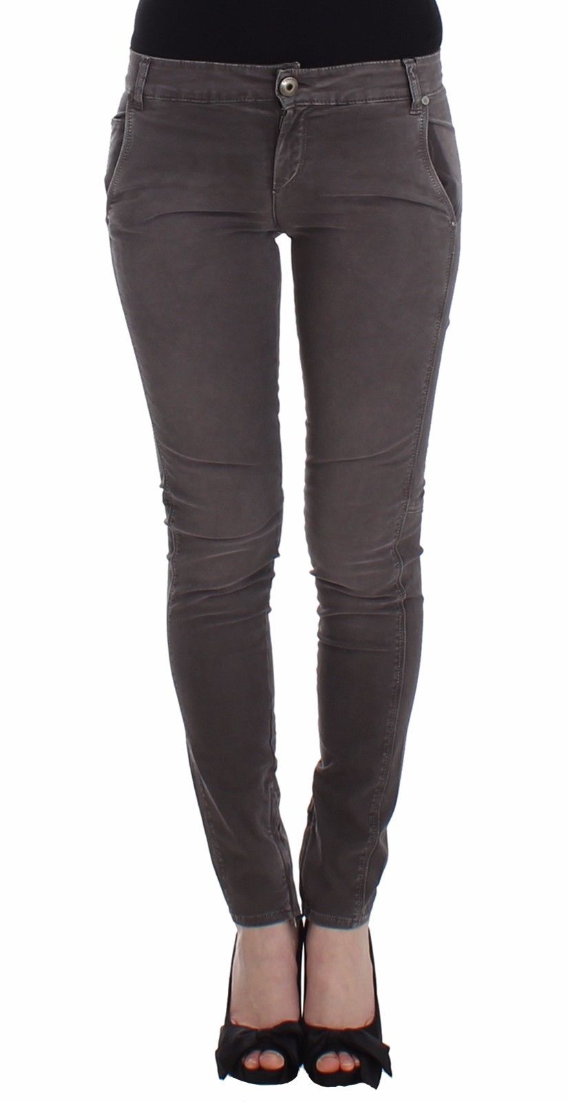 Ermanno Scervino 97% cotton jeans in gray