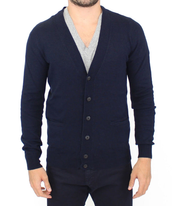 Ermanno Scervino 40% Rayon cardigan in navy