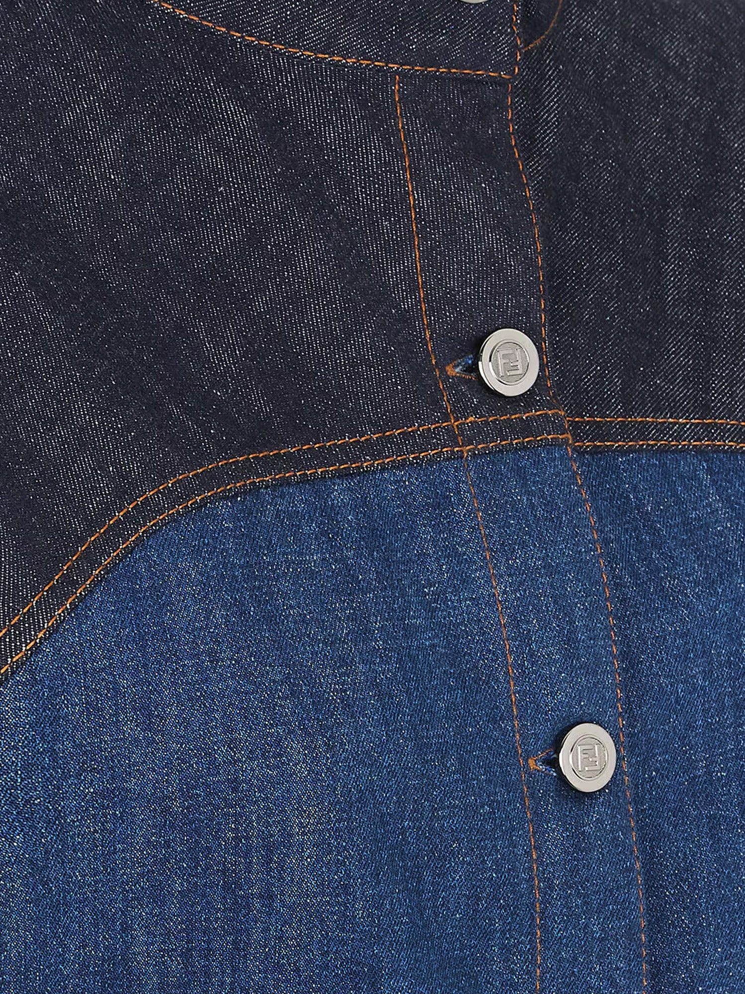 Fendi Jackets Blue Cotone