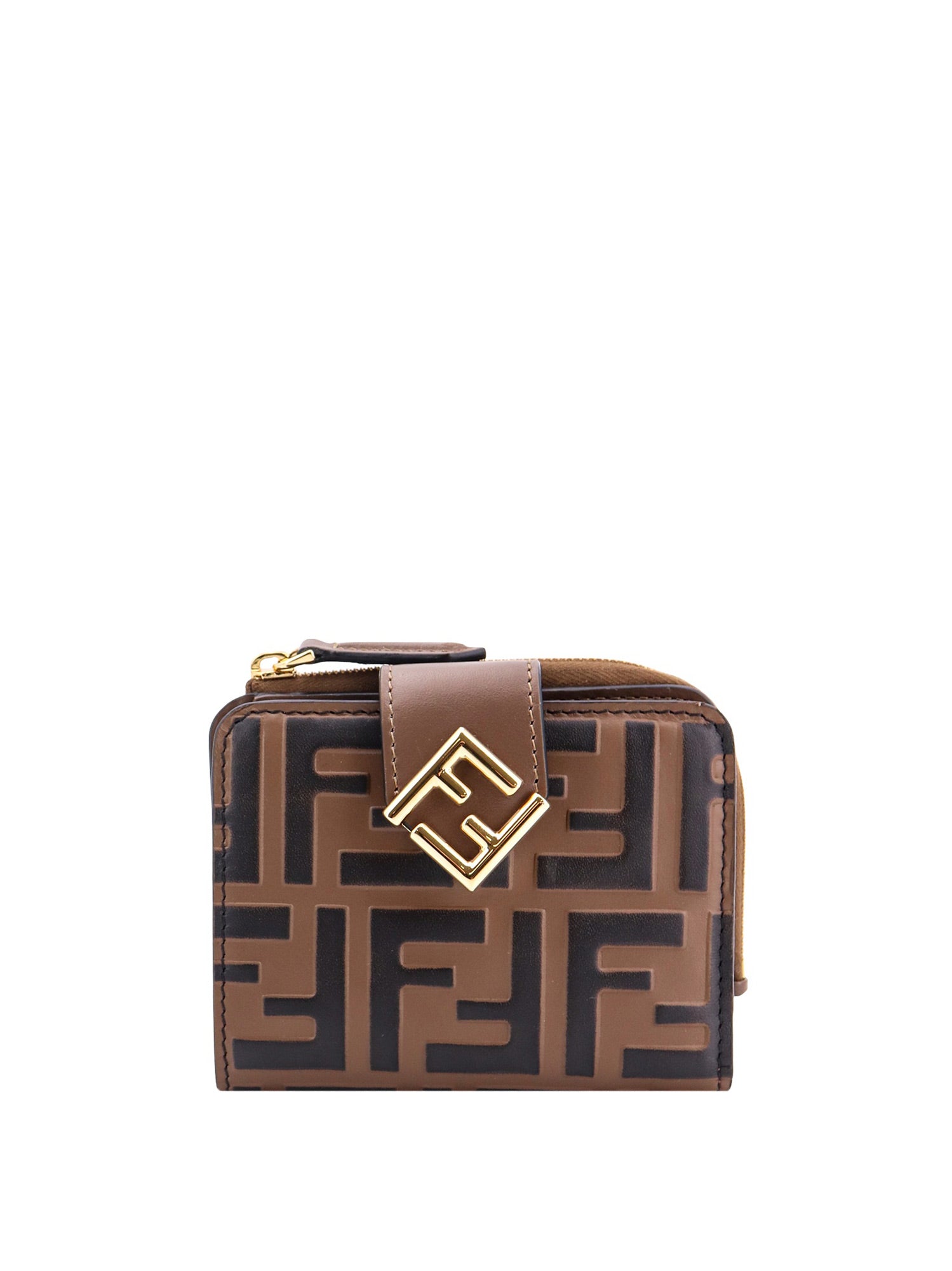 Fendi Wallets Brown Pelle