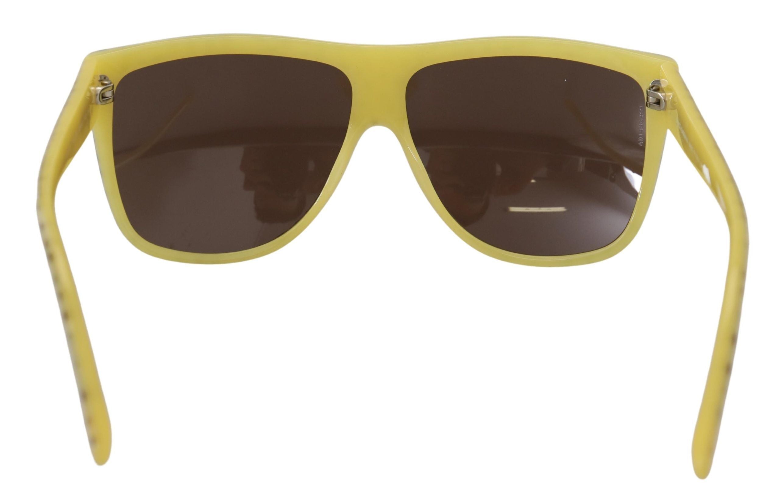 Yellow Stars Acetate Square Shades Dg4125 Sunglasses