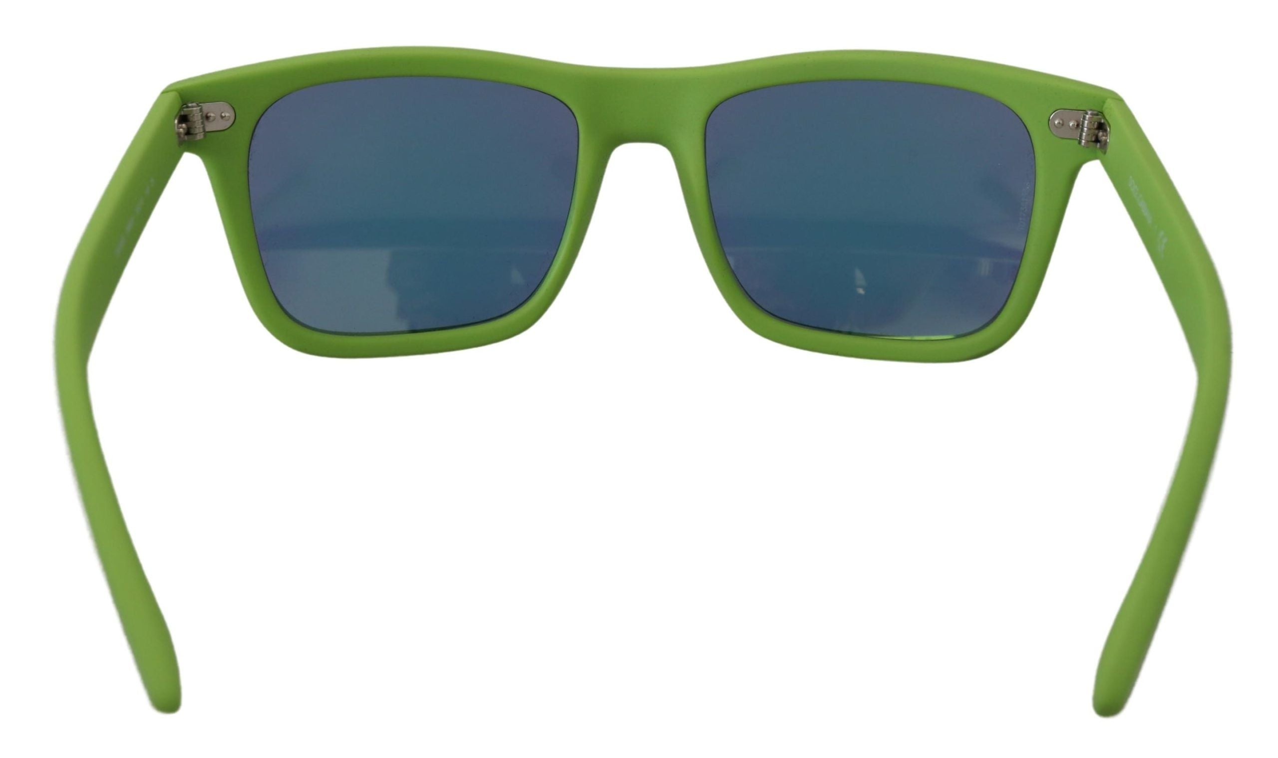 Green Rubber Full Rim Frame Shades Dg6095 Acid Sunglasses Polycarbonate