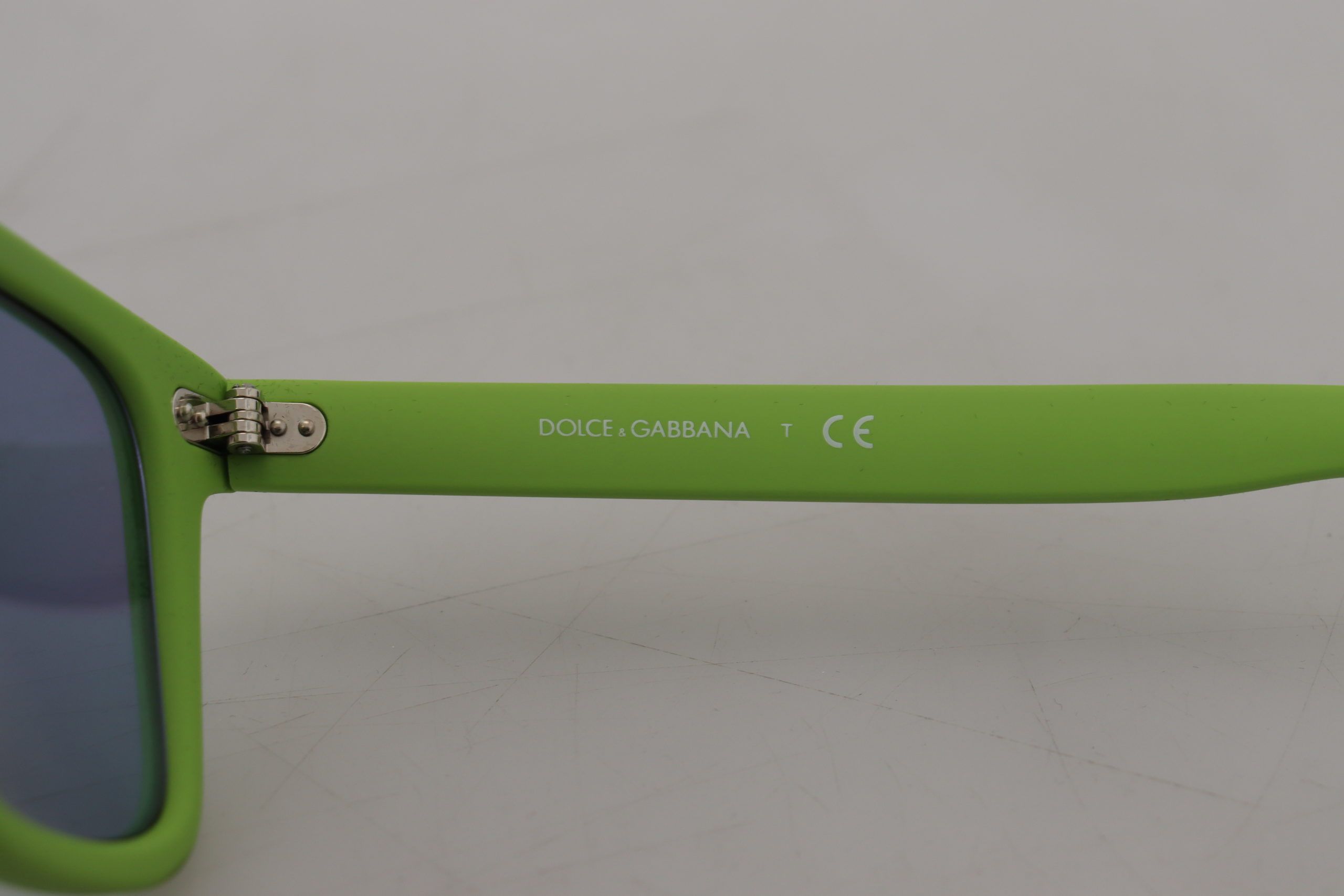 Green Rubber Full Rim Frame Shades Dg6095 Acid Sunglasses Polycarbonate