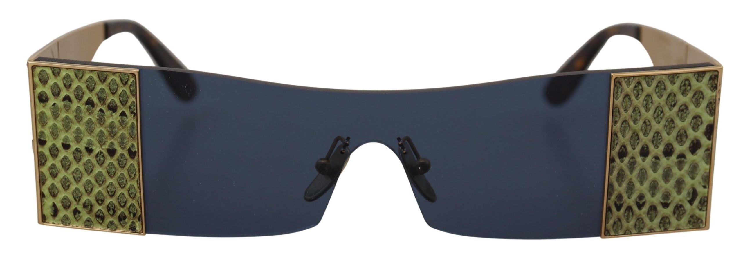 Gold Metal Rectangle Shades Dg2263 Sunglasses