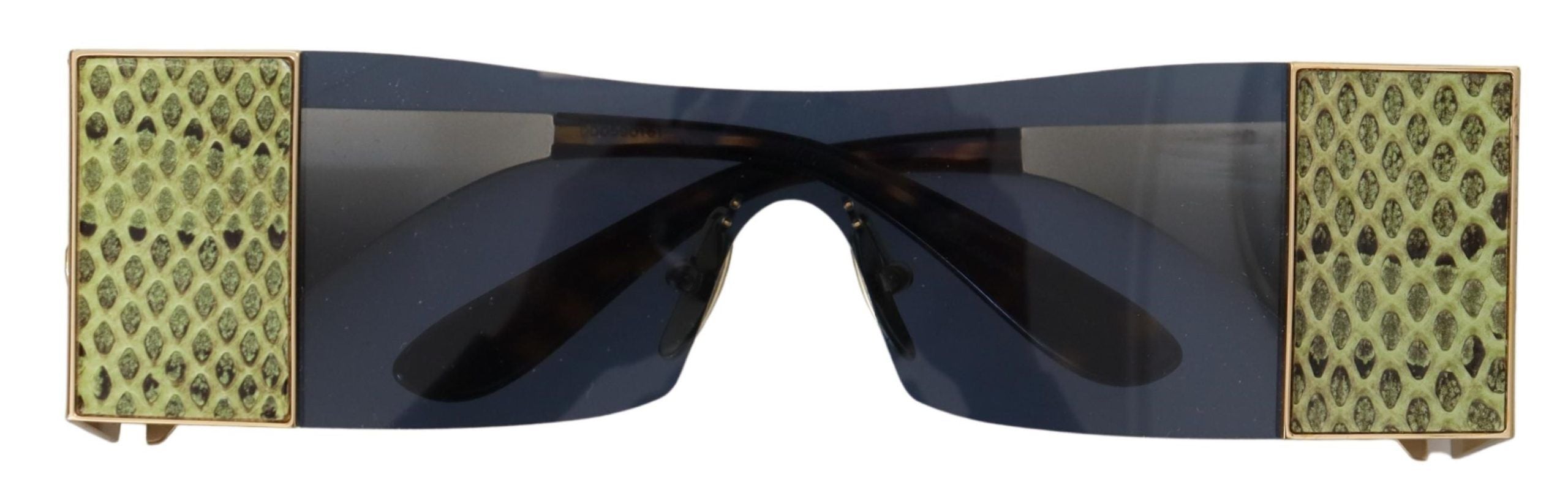 Gold Metal Rectangle Shades Dg2263 Sunglasses