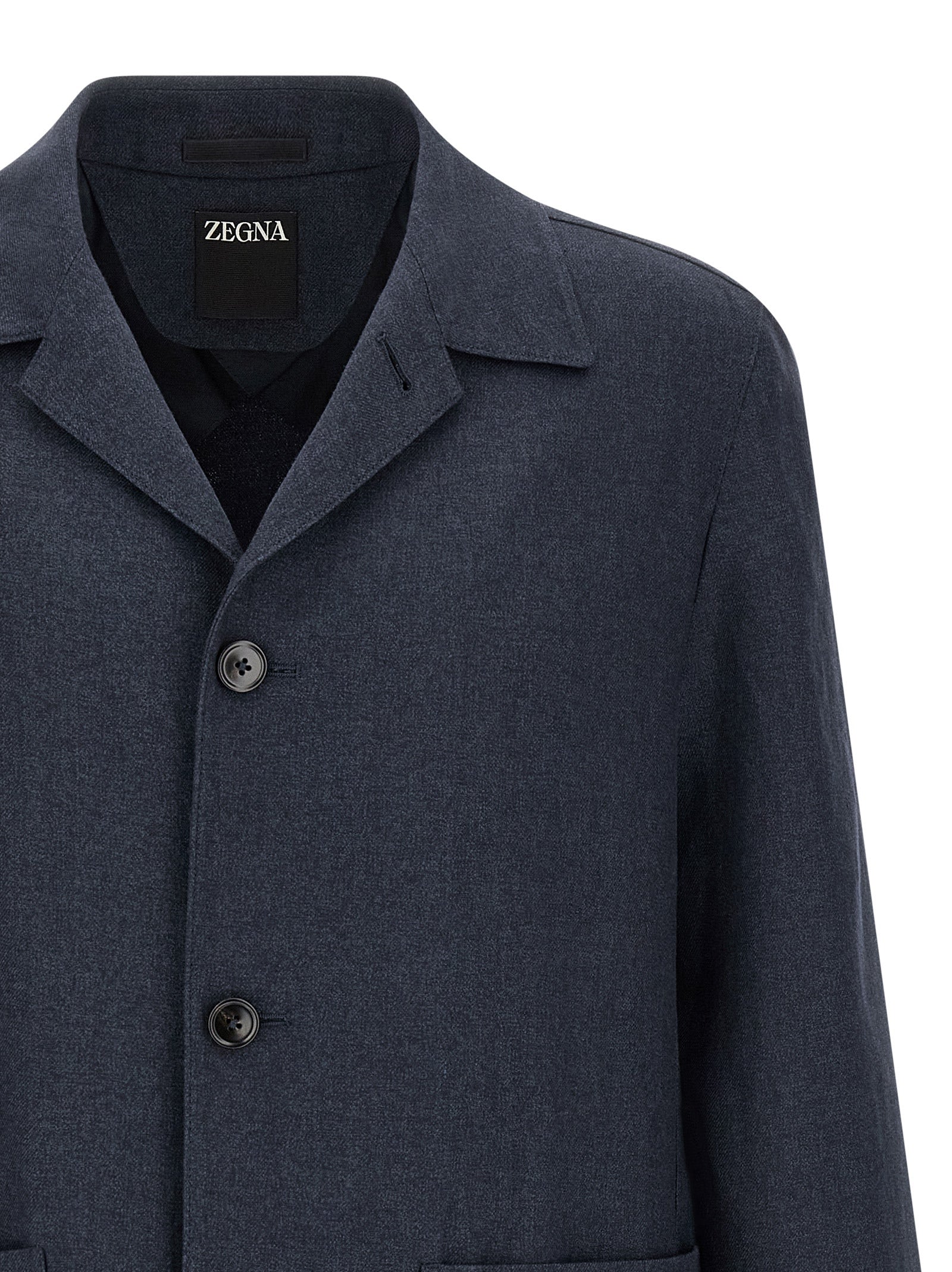 Alpe Jacket Blue Linen Down Jacket, Parka, Casual