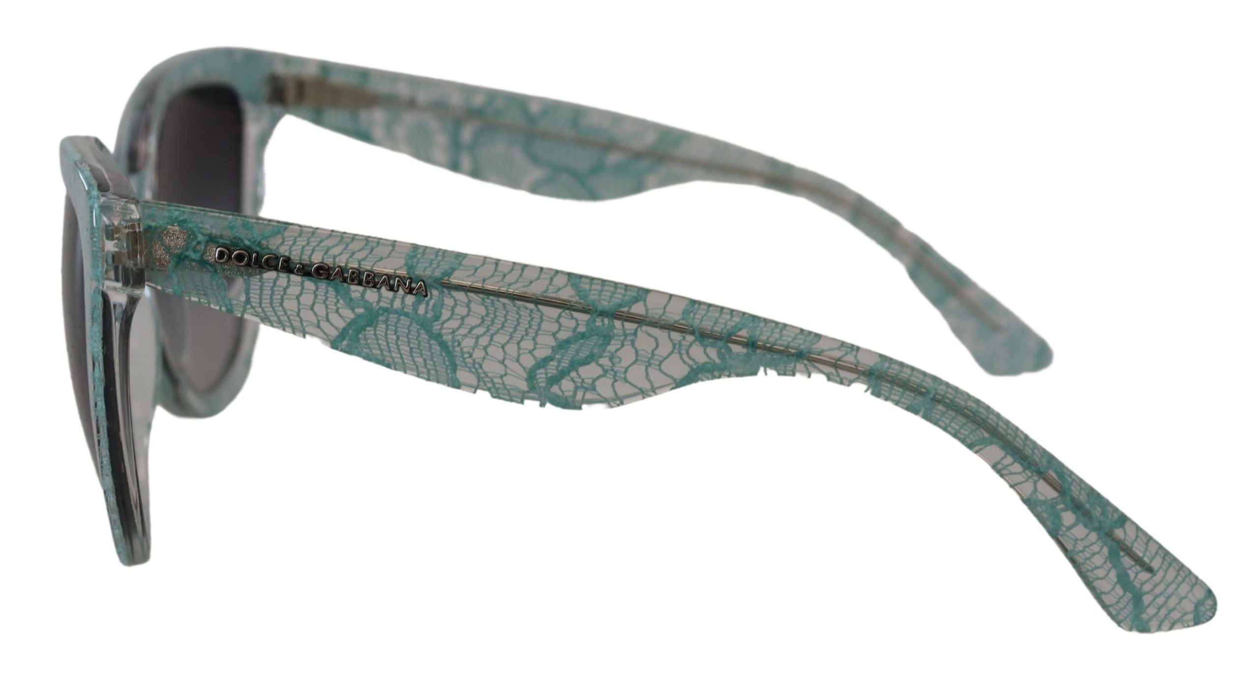 Blue Lace Acetate Crystal Round Dg4190 Sunglasses