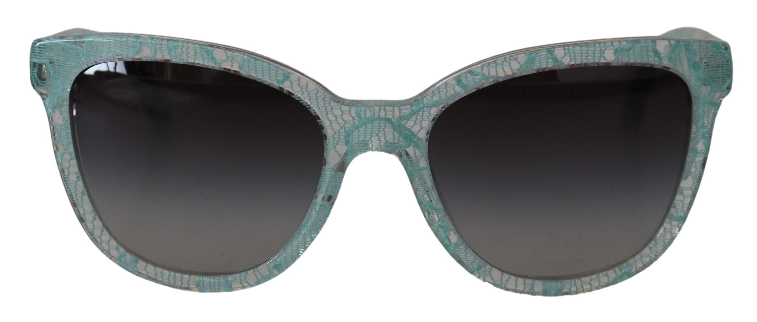 Blue Lace Acetate Crystal Round Dg4190 Sunglasses
