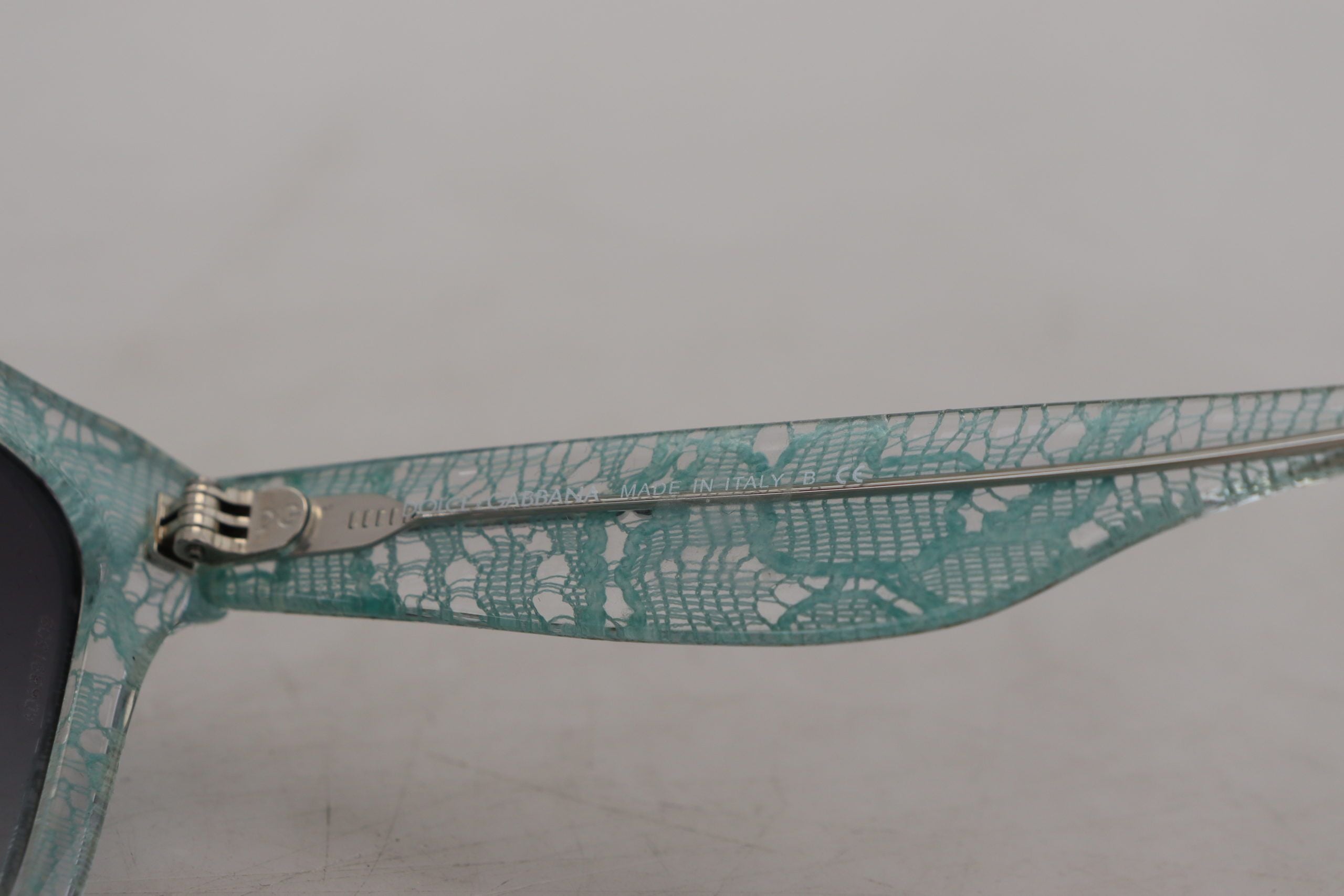 Blue Lace Acetate Crystal Round Dg4190 Sunglasses