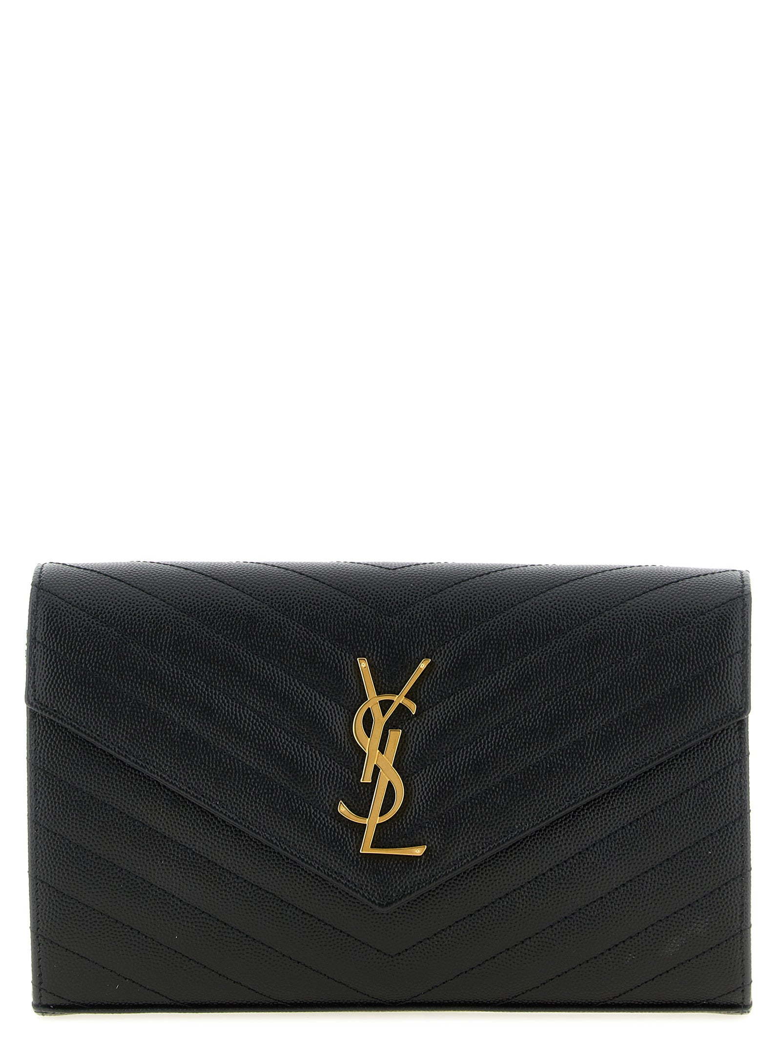 Monogram crossbody bag Black Calf Leather (bos Taurus)