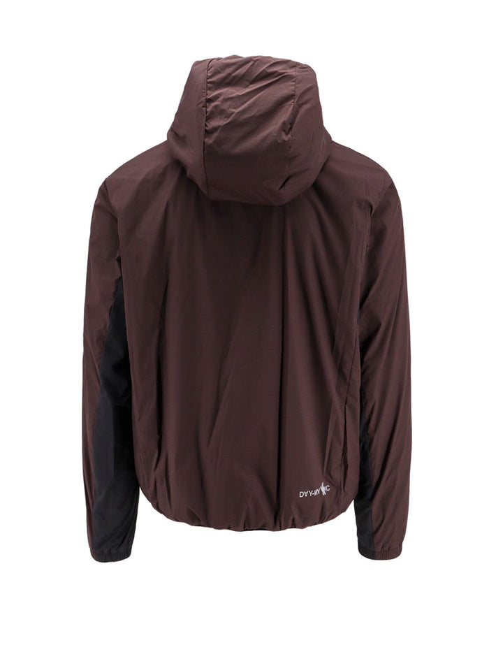 Moncler Grenoble Jackets Brown Poliammide Elastan