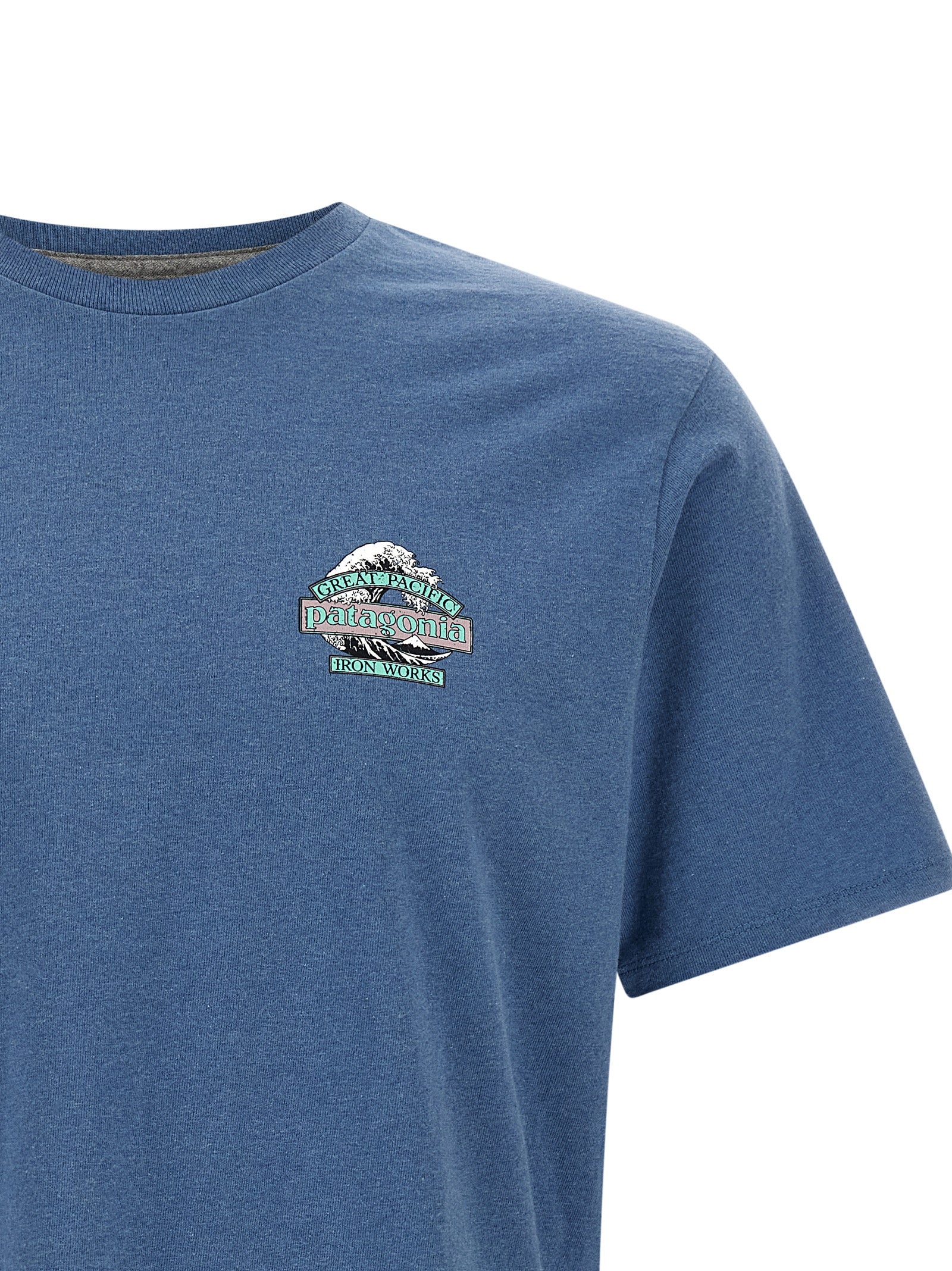 Great Waves Responsibili-Tee® T-Shirt Blue Cotton