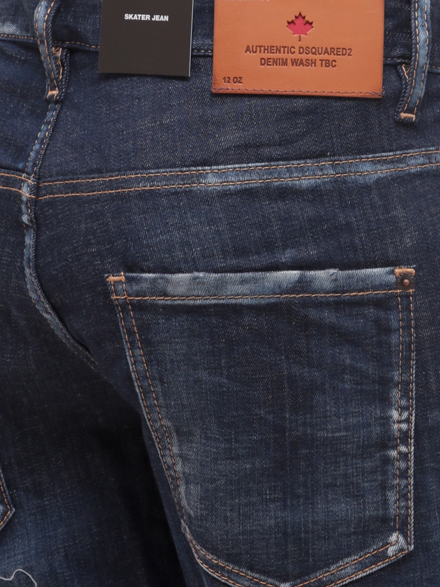 Dsquared2 Jeans Blue Cotone Elastan