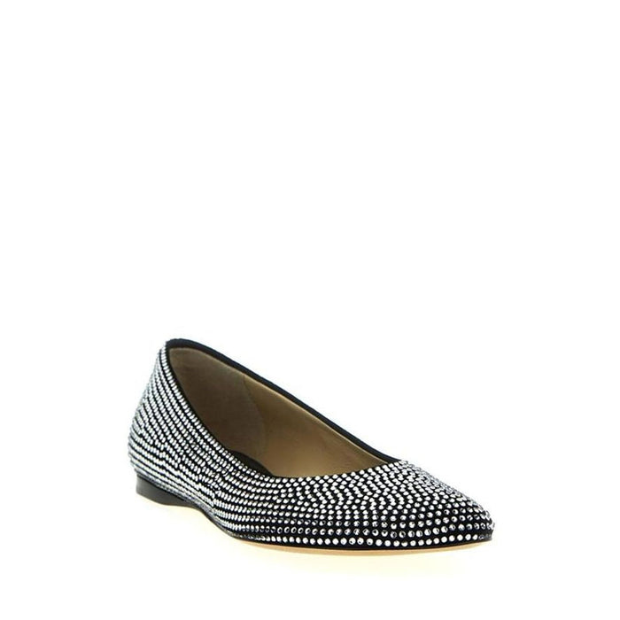 Loewe Toy Strass Ballerina Flats Black Goat Leather