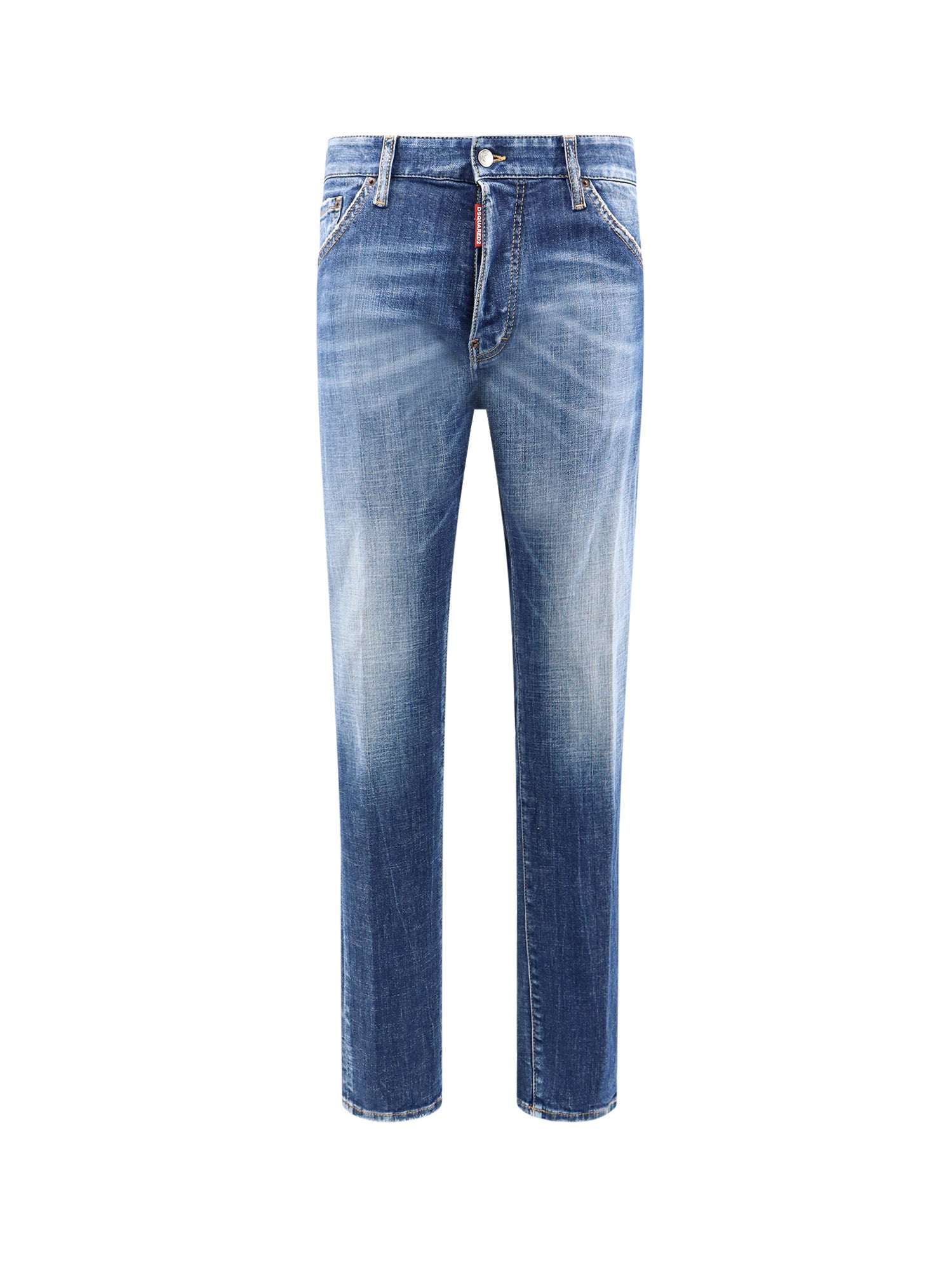 Dsquared2 Jeans Blue Cotone Poliestere Elastan