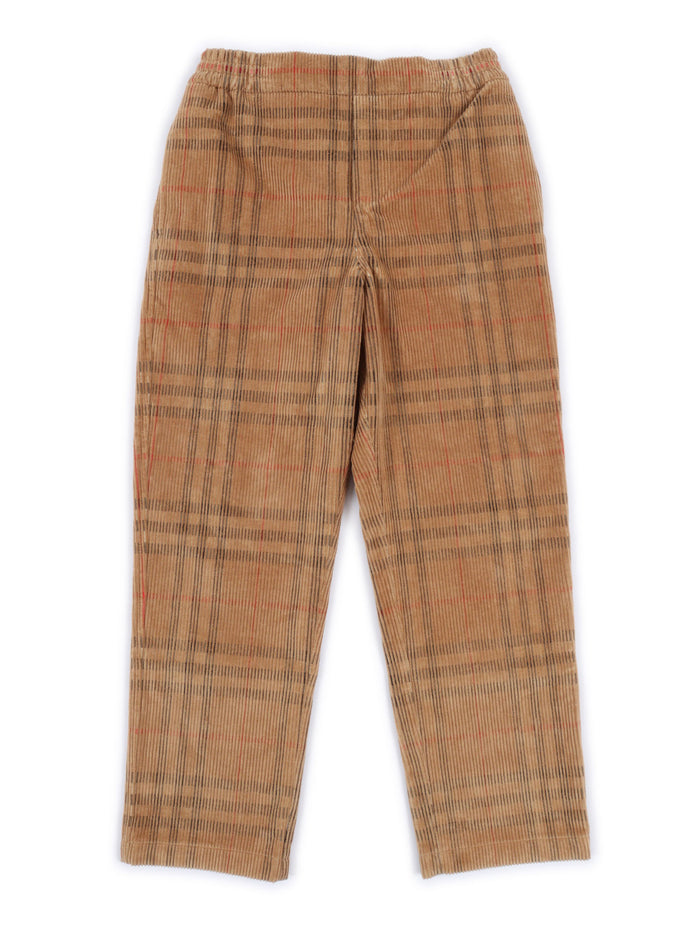Kid Boy Casl Trsrs Brown Cotton Pant