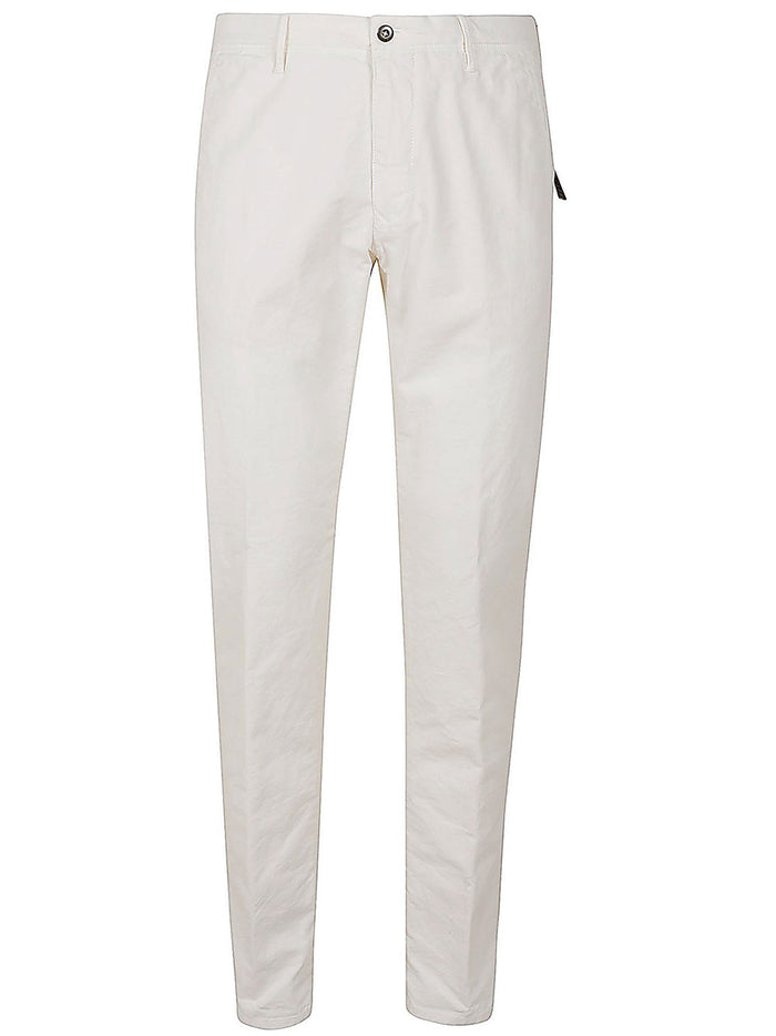 Pantalone White Cotton | Pantaloni