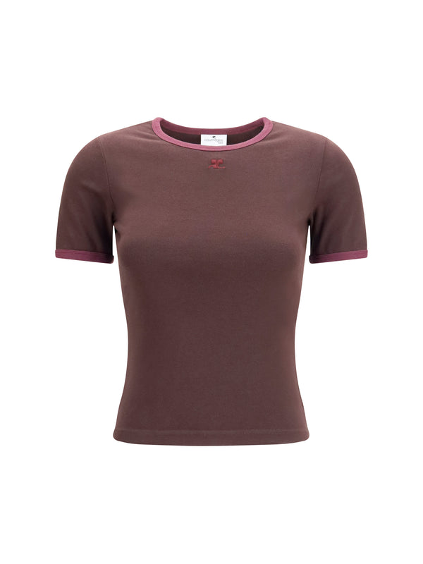 Cotton T-Shirt Burnt Red-Deep Garnet Red/deep T-shirts & Jerseys