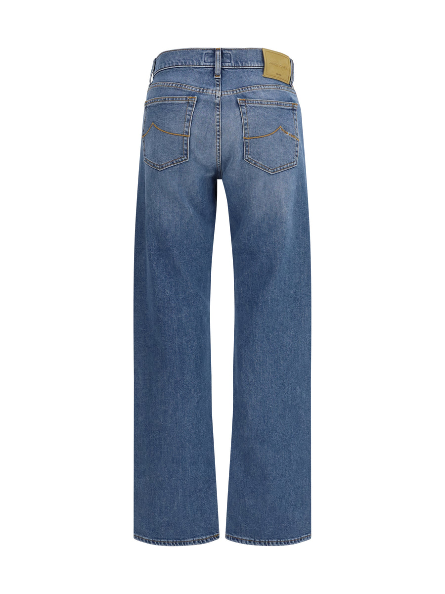 Jeans Claire Mid-Rise Medium Blue Cotton