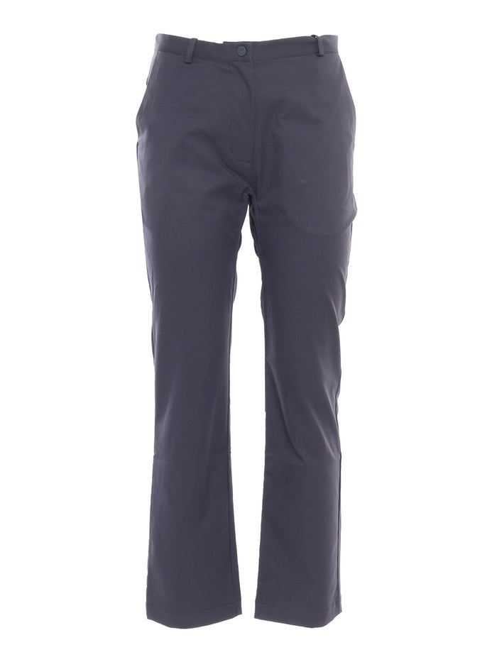 Elaise Twill Peach Chino Pants Blue