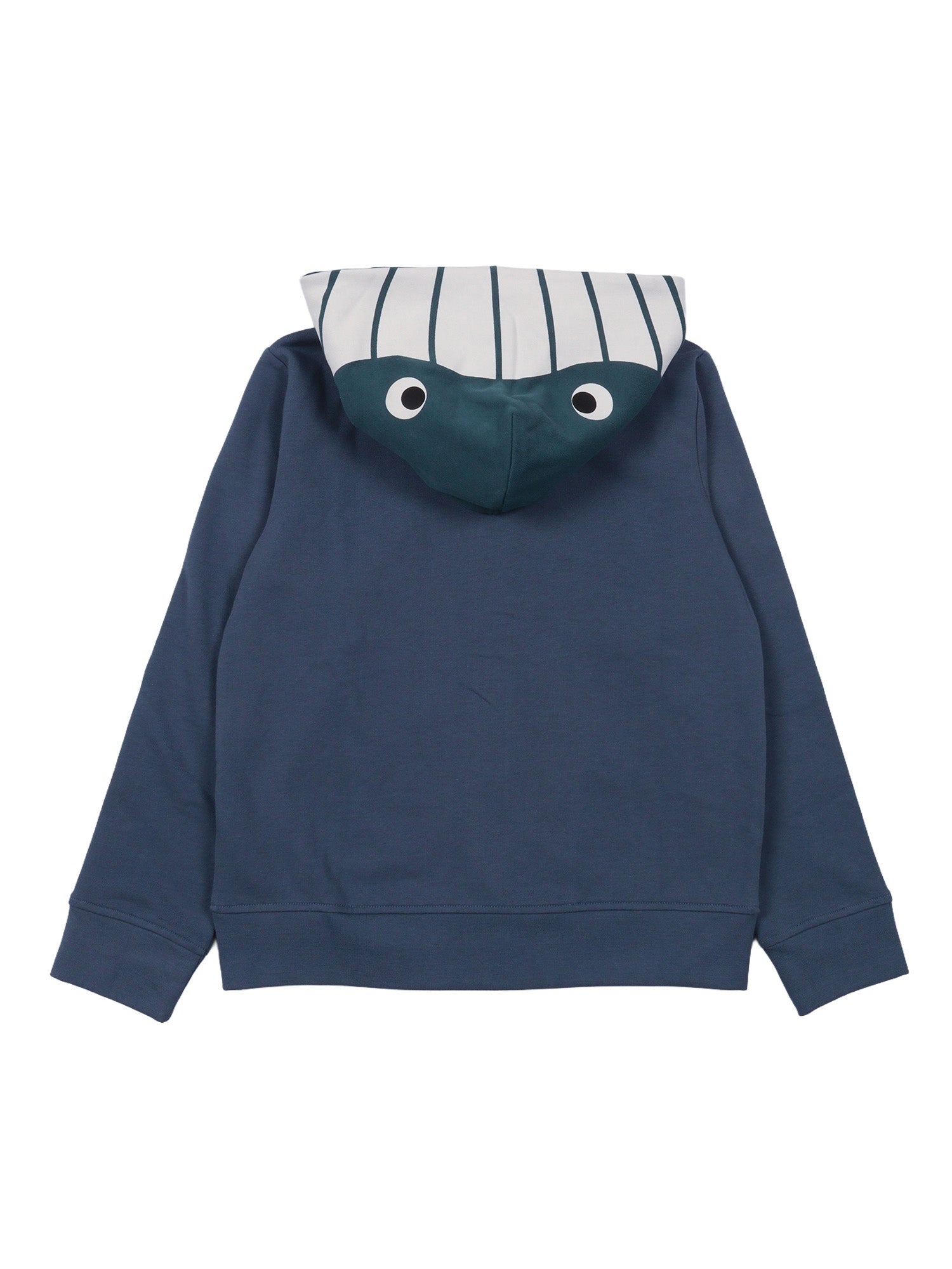 JERSEY CARDIGAN Blue Cotton