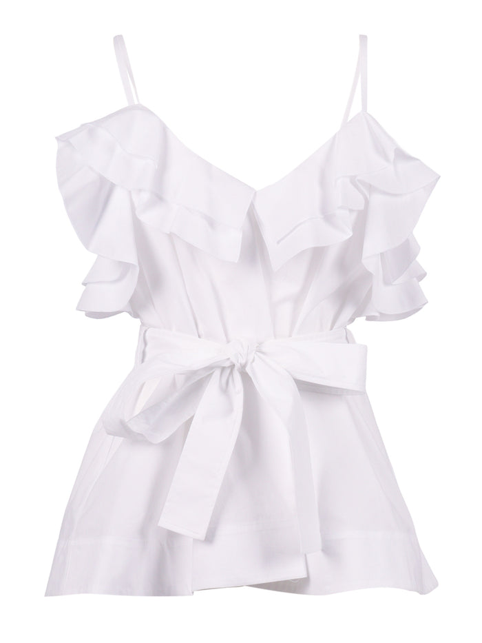 Blouse White Cotton