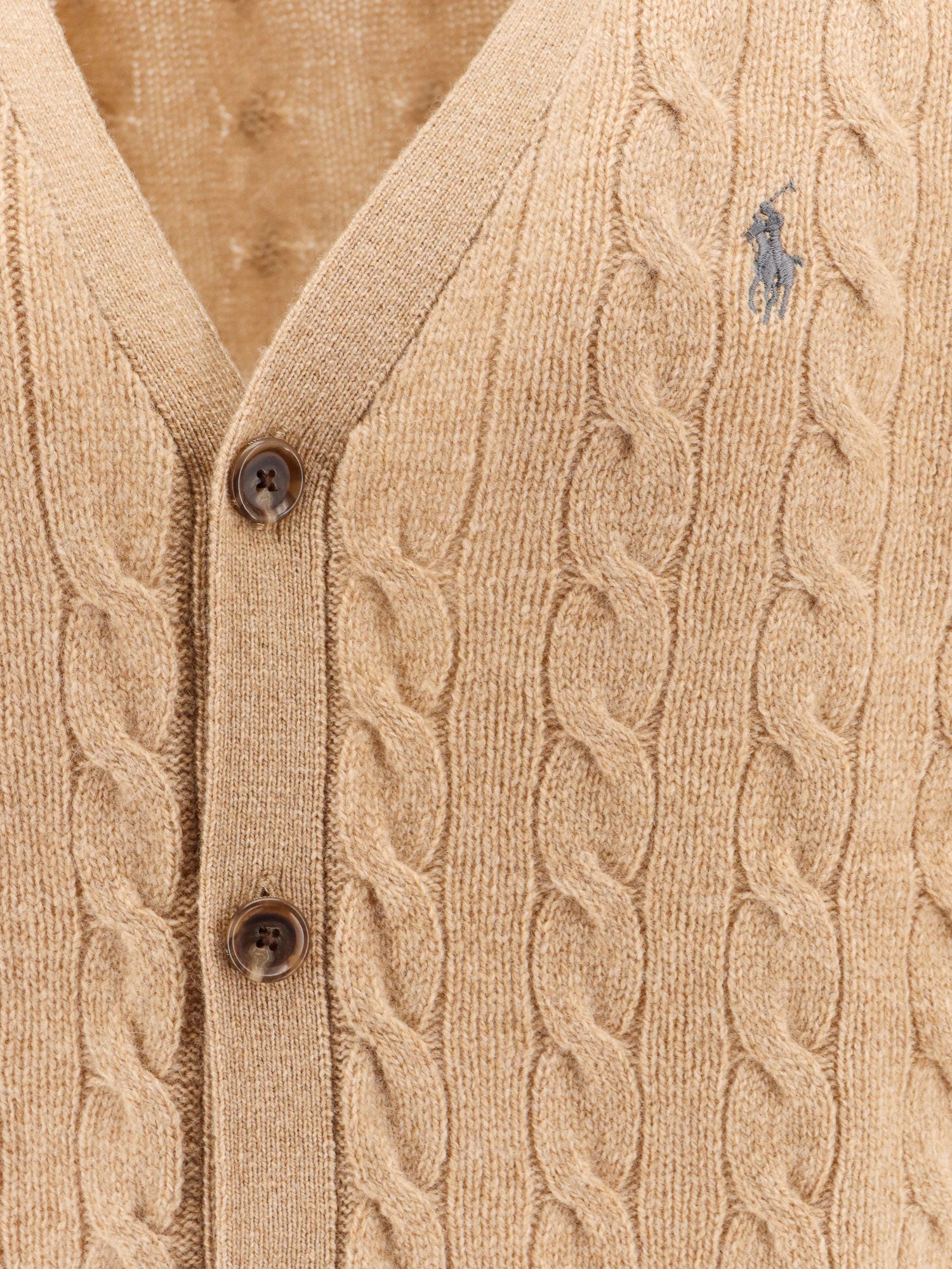 Polo Ralph Lauren Sweaters Beige Lana Certificata Cashmere
