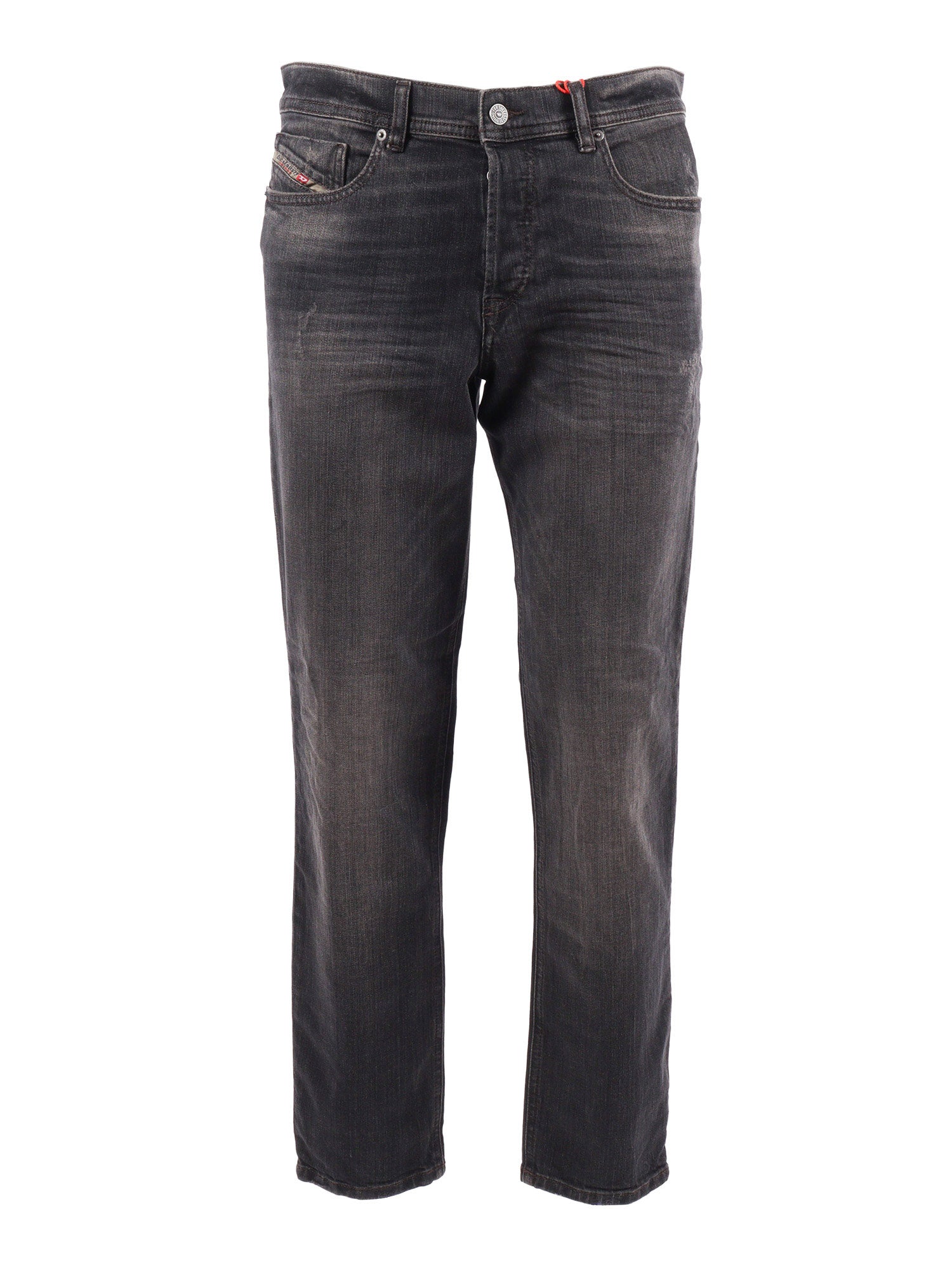 5 pockets Black Cotton Elastane Jean